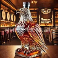 Трансграничный виски Eagle бутылка вина бутылка вина с высоким содержанием боросиликатного стекла