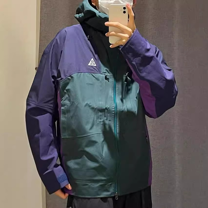 가을 | 겨울 2024 AC 야외 기능성 접착 하드 쉘 재킷 야외 전천후 캠핑 하이킹 재킷 코트