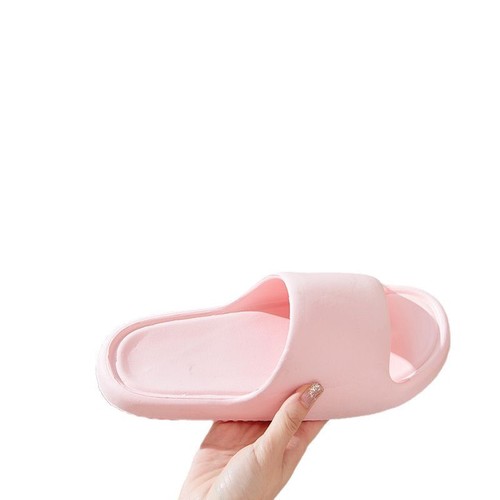 Step-on Feeling Slippers 2025 Summer Home Use Thick Sole Anti-slip Bathroom Shower Cool Slippers for Women Couples Slippers