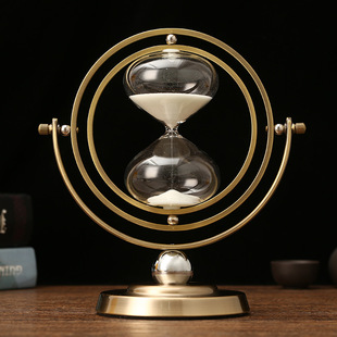 Factory Direct Supply Nordic Globe Glass Hourglass Timer Creative Gift Children's Gift European Home Decoration