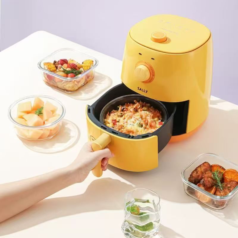 Lonchera de vidrio, tazón de vidrio, caja rectangular para horno microondas, lonchera resistente a altas temperaturas, caja redonda para conservar alimentos, apta para horno microondas