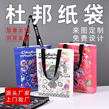 杜邦纸袋手提袋定制创意防水牛皮环保纸帆布袋购物图案礼品印logo