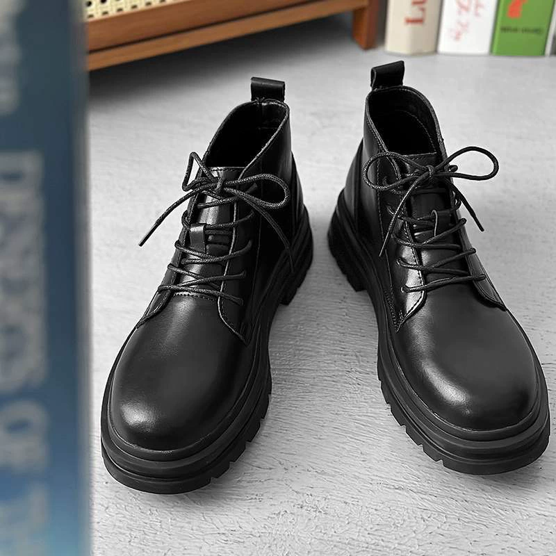 Повседневные универсальные модные ботинки Martin в британском стиле на толстой подошве 2024 года, жаркая осень и зима