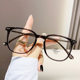 1106 New TR Personalized Anti-blue Light Flat Mirror Men's and Women's Fashion Internet Celebrity Plain Artistic and Artistic myopia Frame