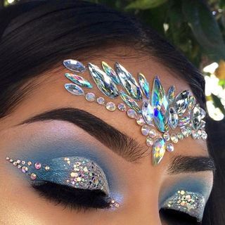 Acrylic Face Rhinestone Stick Crystal Face Stickers Tattoo Rhinestone Tattoo Stickers Facial DIY Decoration Accessories
