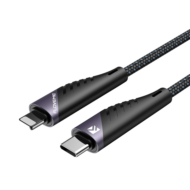 PD20w fast suitable for Apple phone cable, lightweight woven 9V2.3A flash charging data cable_voghion.com
