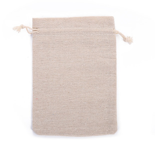 10*14 high mouth soil cotton cloth bag jewelry bracelet storage bag mosquito repellent bag fragrance bag cotton linen cloth roll cotton rope handmade