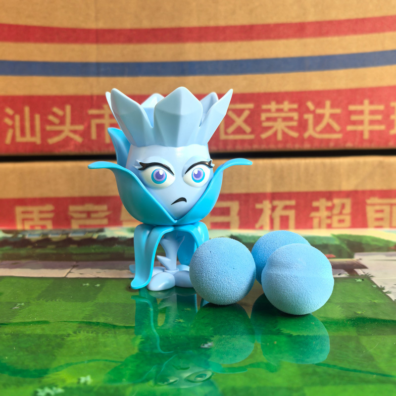 Plants vs. Zombies mecánicos genuinos a granel Gatling Pea Shooter catapulta vinilo juguete malvado dragón pequeño fantasma