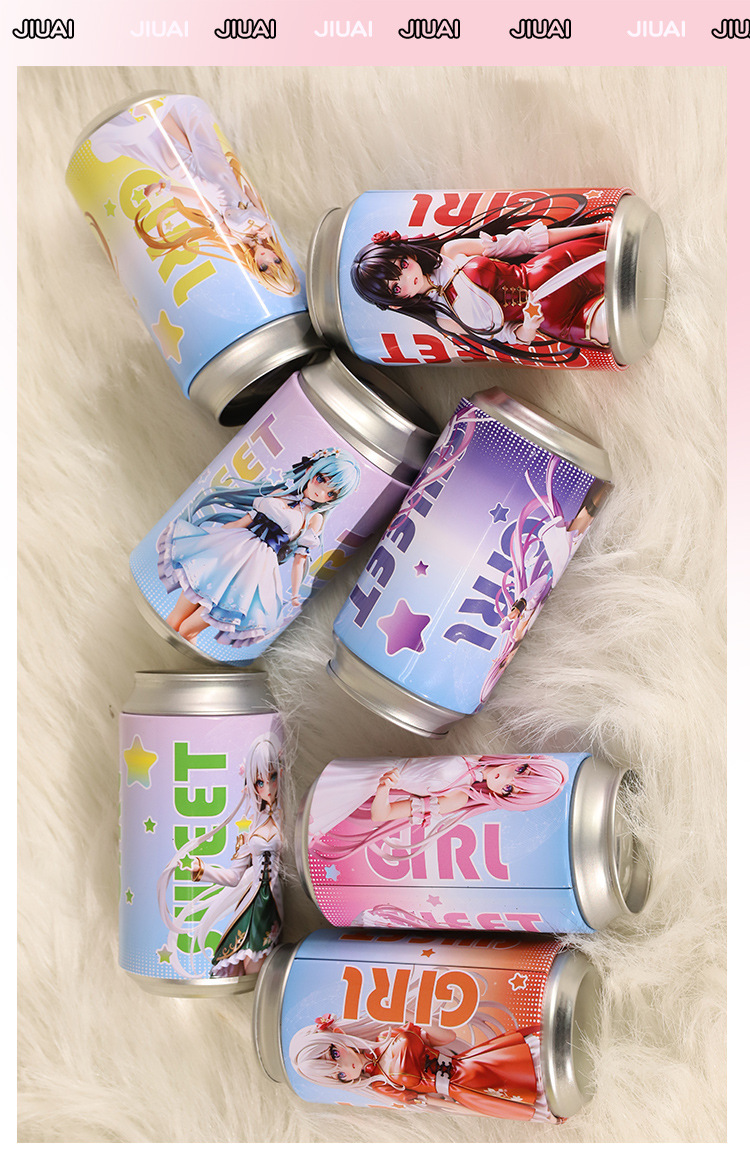 Jiuai Colorful Cup Girl Manual Male Masturbator TPE Aircraft Cup — detail image 14