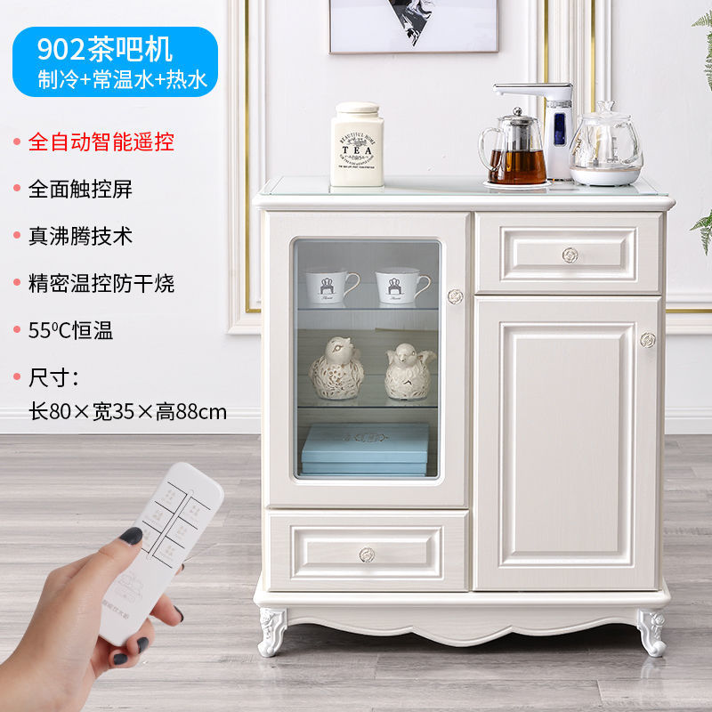 Gabinete inteligente de agua, máquina de té de madera sólida, gabinete de cubo vertical bajo, gabinete de bebida automático, gabinete de vino