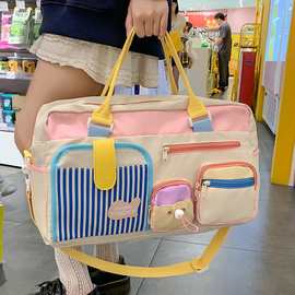 手提包2025新款潮流收纳行李包大容量通勤手提包旅游出行行李包潮