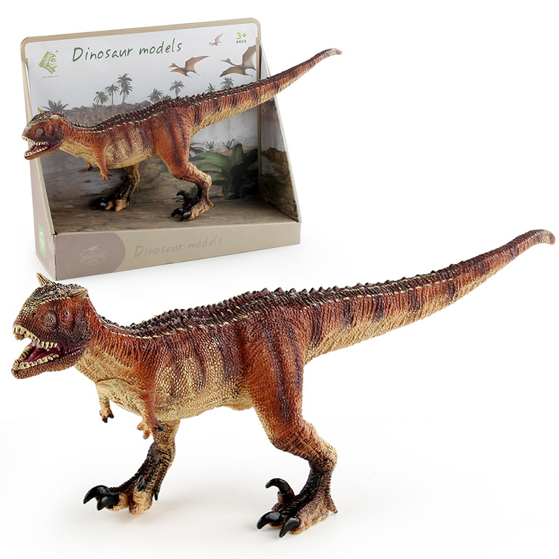 Transfronteriza Amazon Simulación infantil dinosaurio Jurásico modelo grande algodón lleno flexible pegamento Toro dragón juguete decoración estática