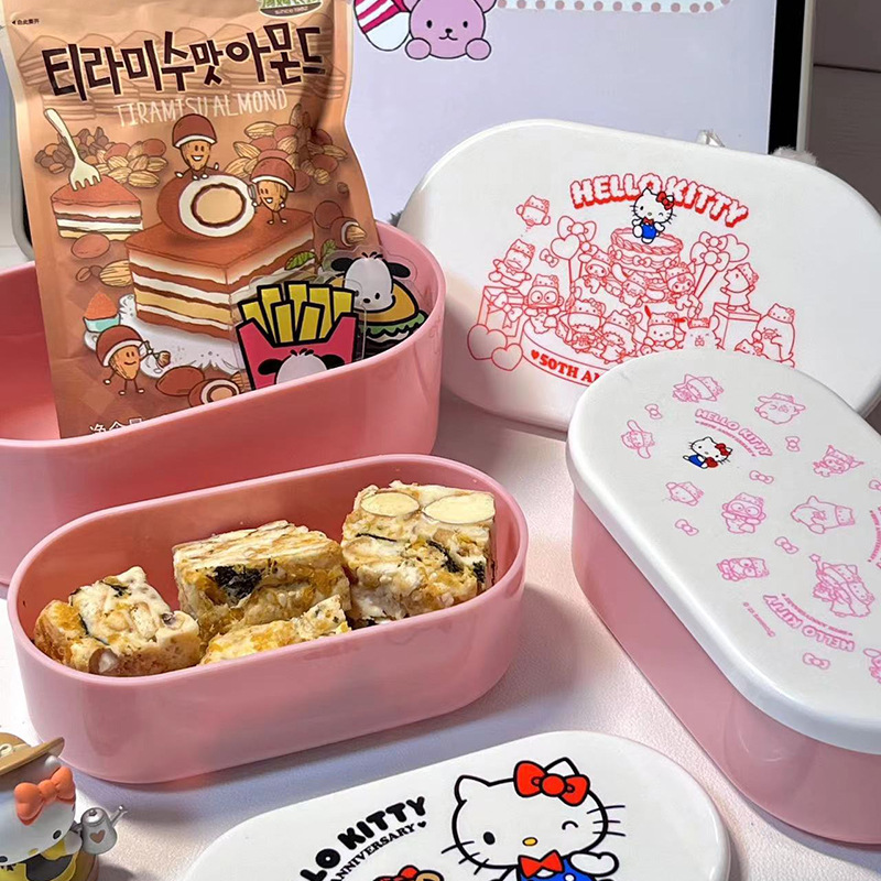 サンリオキティ食品保存ケーススナック果物保存ケース冷蔵庫寮食品収納|undefined