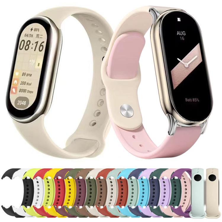 xDfind hebilla de metal sólida correa de silicona para pulseras Xiaomi 10 / 9 / 8