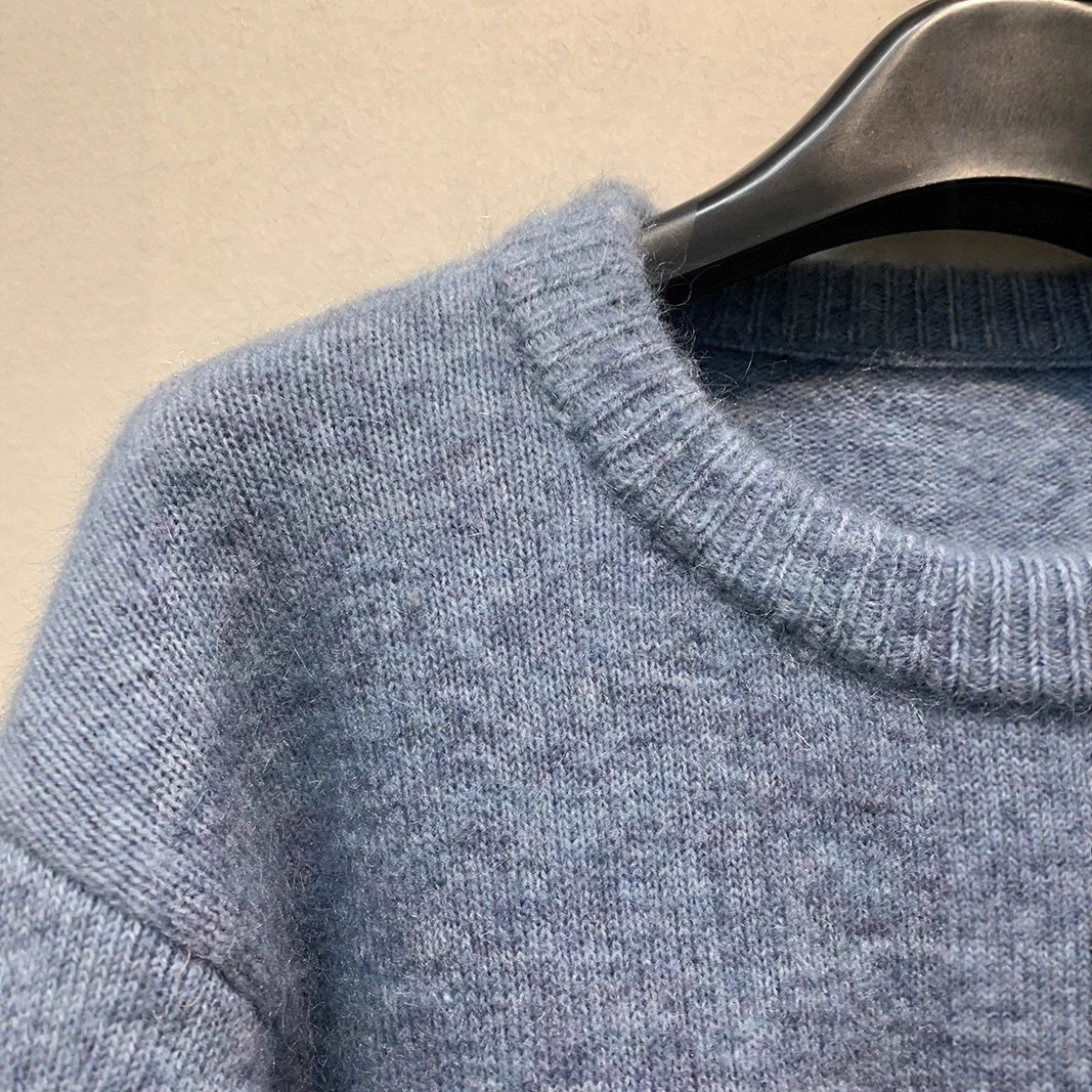 Qianhe осенне-зимний новый японский стиль, ленивый ретро свободный свитер, повседневный утягивающий топ для женщин