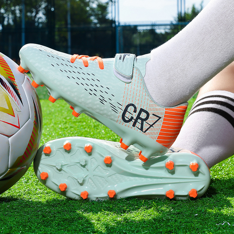 Cross-Border New Falcon Velcro Children's Football Shoes Men's Long Broken Nails Women's Training Shoes Youth Professional Competition Shoes Cross-Border New Falcon Velcro Children's Football Shoes Men's Long Broken Nails Women's Training Shoes Youth Professional Competition Shoes