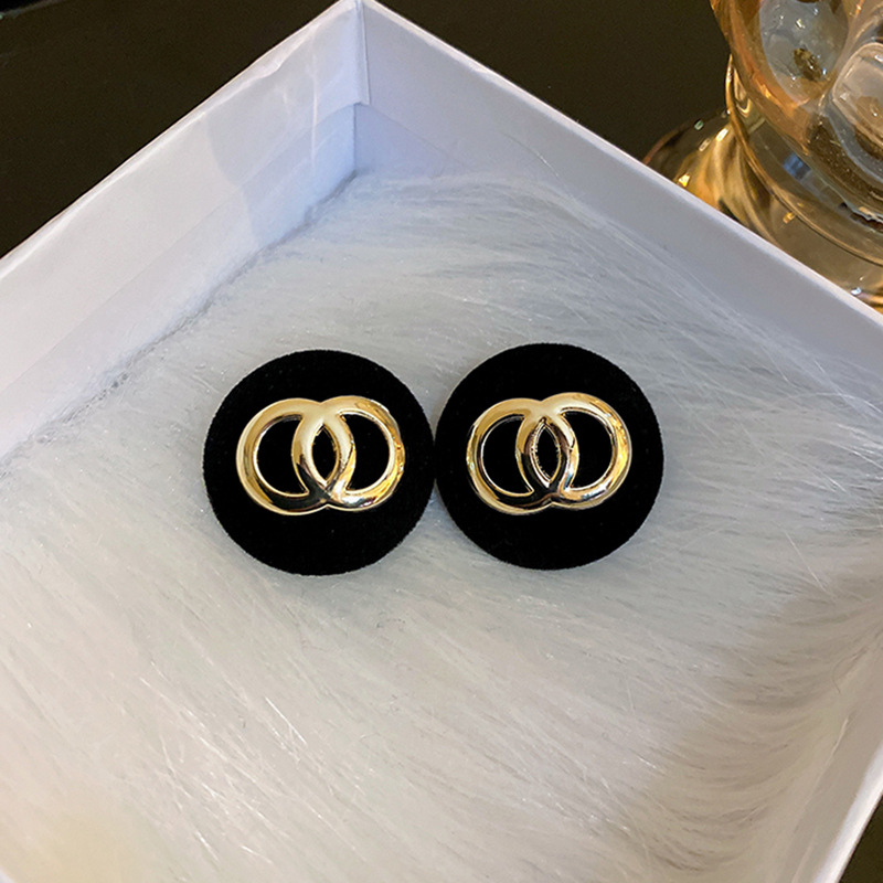 Pendientes franceses retro con lazo, aguja de plata 925, diseño elegante y dulce, estilo lujo ligero