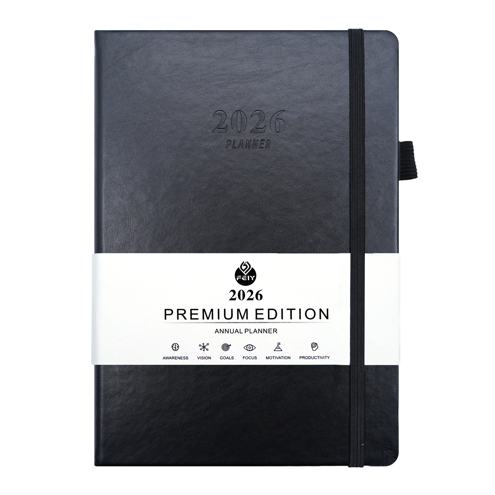 Transfronterizo 2026 inglés plan semanal plan mensual a5 calendario de binding libro duro manual de eficiencia de autodisciplina libro mayorista