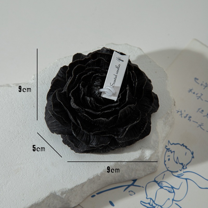 Velas con forma de peonía al por mayor transfronterizas, productos terminados, recuerdos, regalos, adornos, velas de flores para el Día de la Madre y cumpleaños