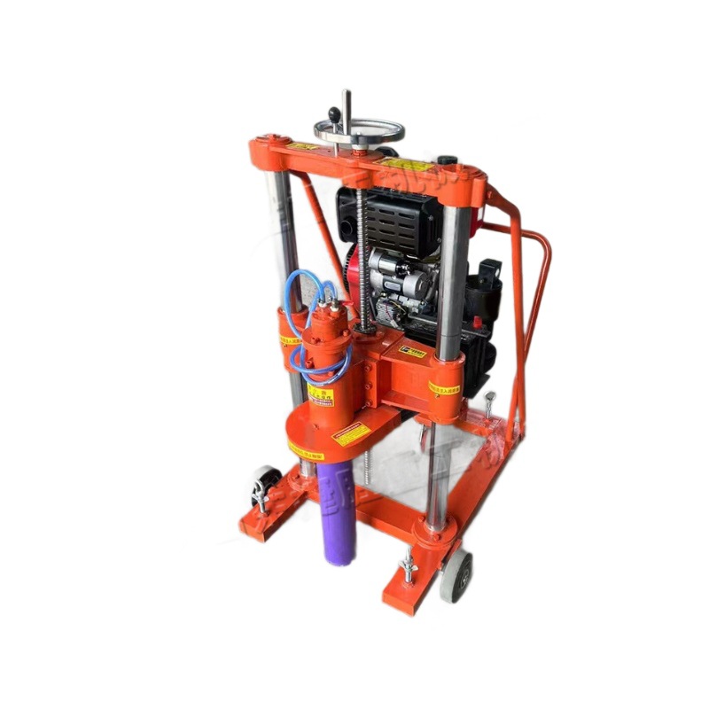 máquina de perforación de hormigón máquina de perforación de pavimento de asfalto de gasolina máquina de perforación de inspección de calidad de construcción vertical