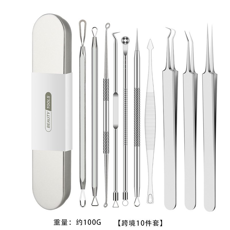 En stock, puede enviar agujas para el acné de acero inoxidable, herramientas de belleza para eliminar el acné oscuro, agujas para el acné, herramientas de belleza, clips celulares