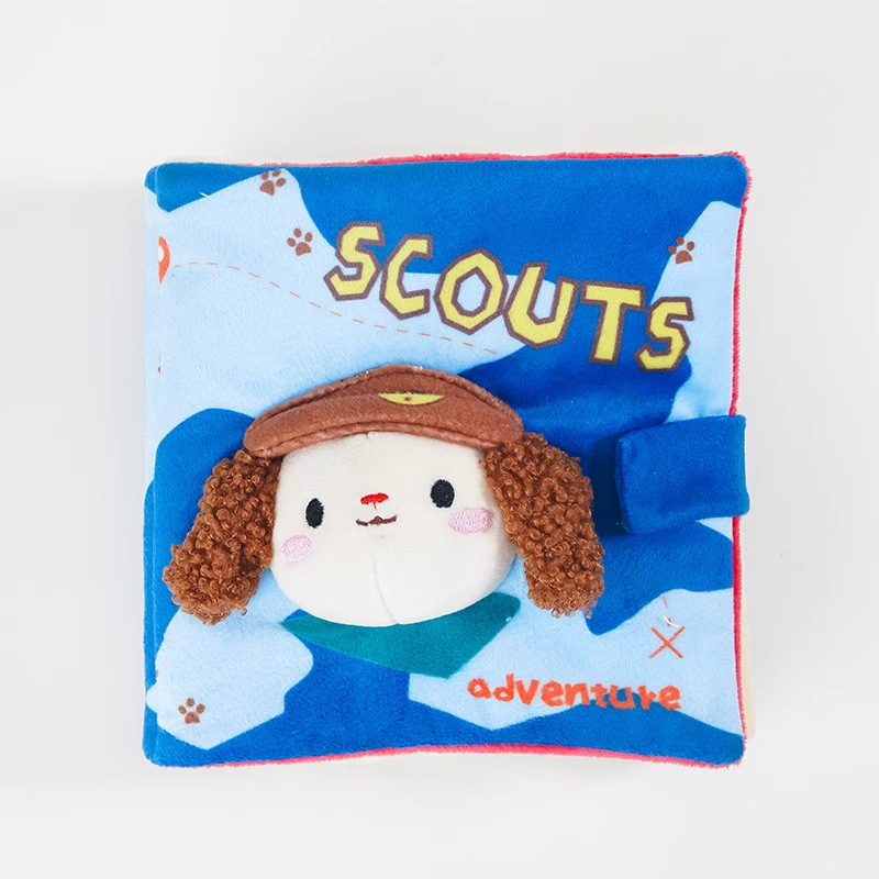 Libro para olfatear perros, juguete para fugas de comida, artefacto para masticar y aliviar el aburrimiento, juguete educativo para mascotas para perros pequeños y medianos image 9
