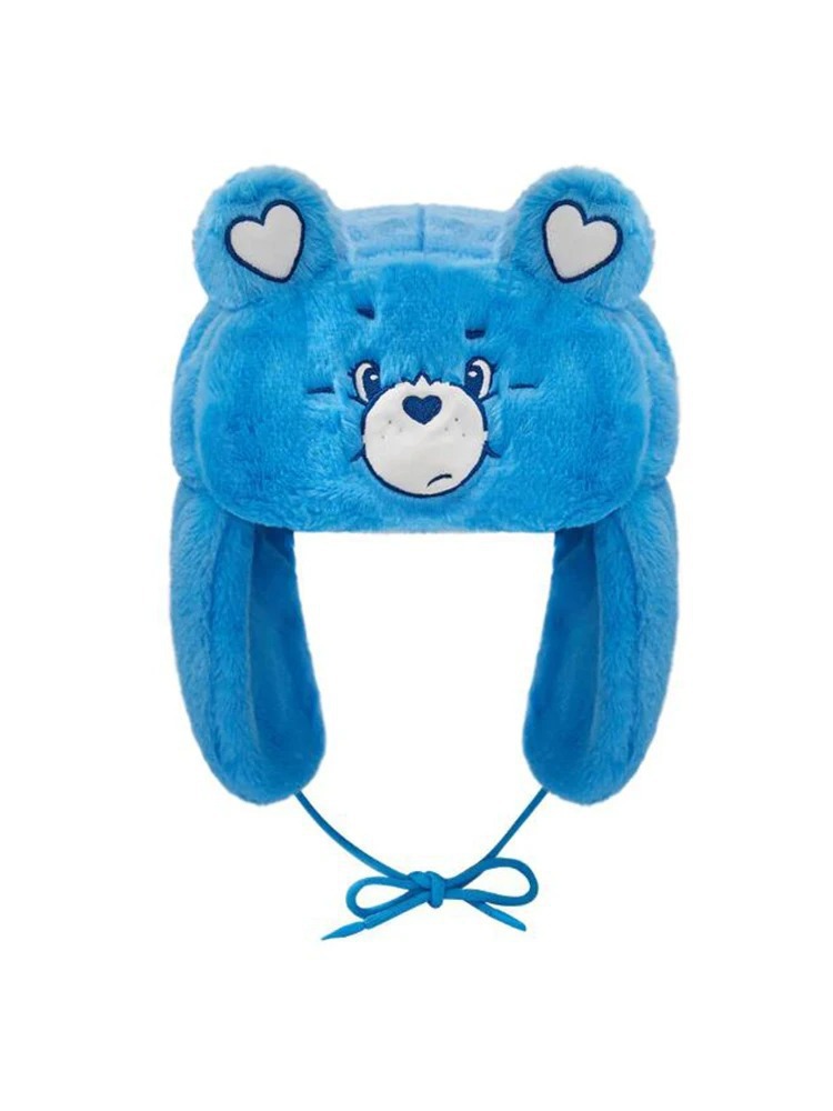 Inventario transfronterizo otoño y invierno nuevo gorro de dibujos animados engrosado para hombres y mujeres lindos gorro de protección de oídos caliente gorro de pelusa fría gorra