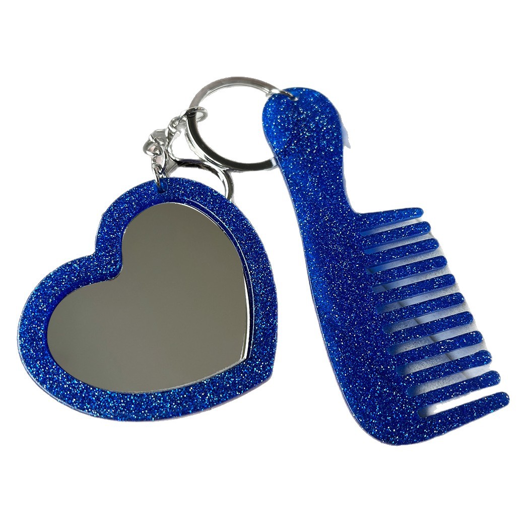 Pequeño pein acrílico pein colgante simple accesorios bolsos portátiles pein mango llave