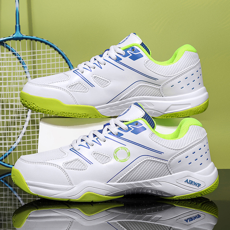 Nuevos zapatos de tenis transfronterizos ligeros transpirables antideslizantes bádminton hombres y mujeres zapatos de tenis de mesa al aire libre al por mayor