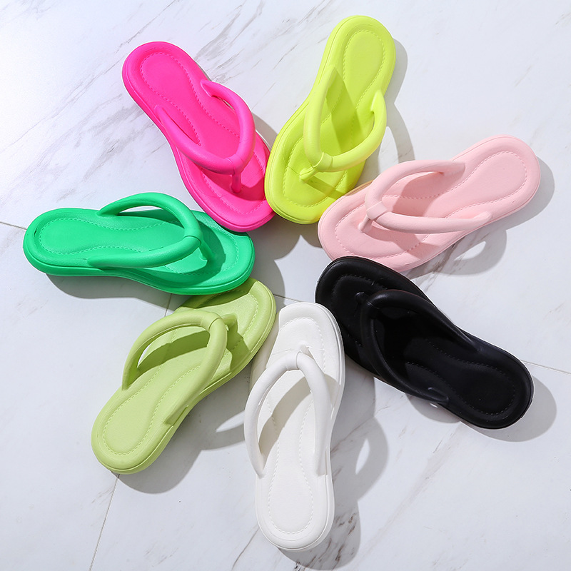 Eva Slippers, Thick-Soled Slippers, Eva Anti-Odor, Poop-Feeling Soft Slippers, Simple Flip-Flops for Home Wear, Manufacturer Wholesale