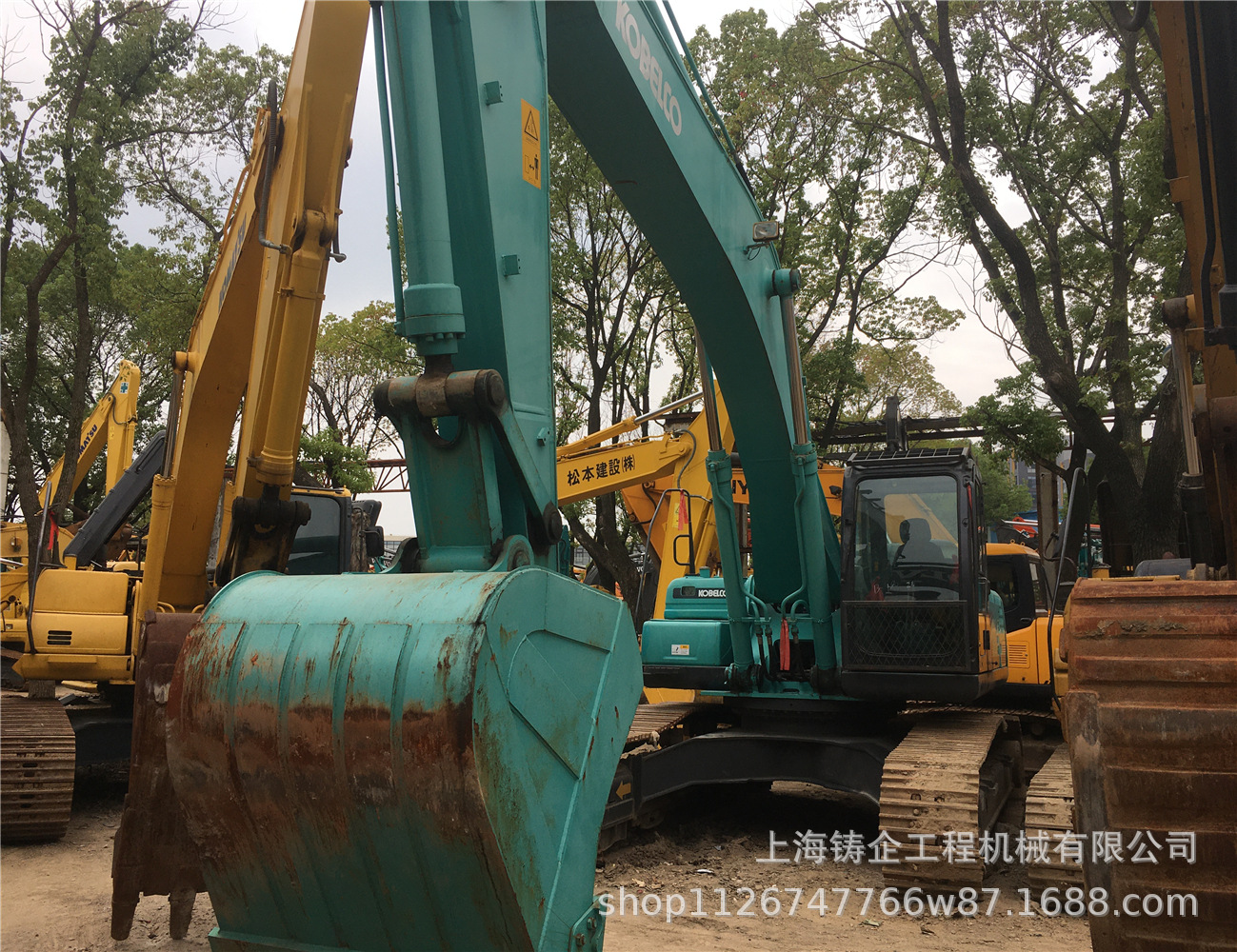 神钢SK350LC挖掘机35吨钩机九成新挖机