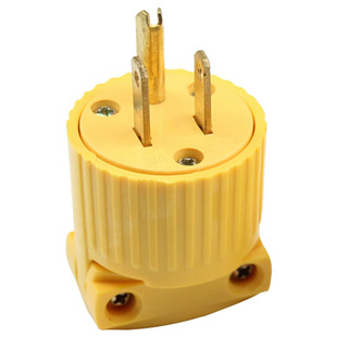South American 15A Us Standard Assembled Wiring Us Standard Power Plug Nema Standard 5-15P Three-Pole 125V for Foreign Trade Use