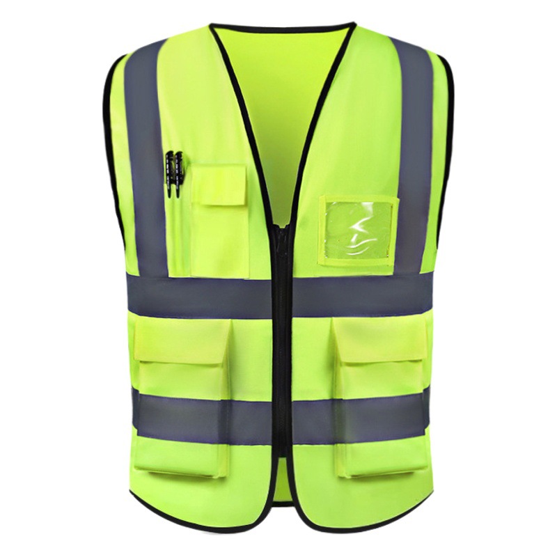 Chaleco reflectante de malla transpirable comando de tráfico construcción saneamiento ropa reflectante para llevar chaleco de conducción Aprobación de fábrica