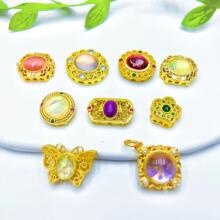 �~�18K����������Ƕ��ˮ���ʌ���׸���DIY�ֹ��Ʒ�������