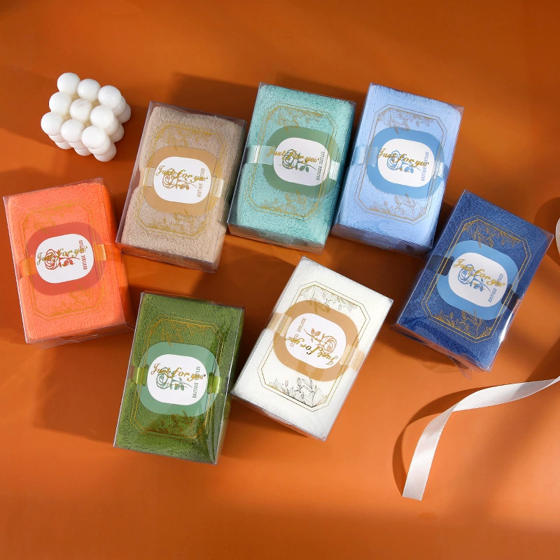 Коралловое бархатное полотенце с ручной церемонией свадебного торжества