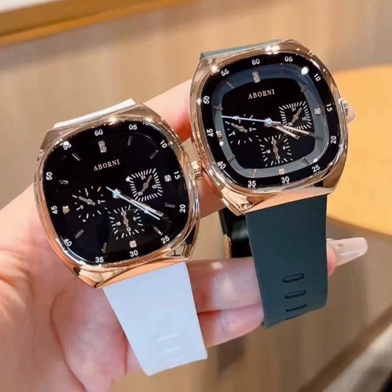 Квадратные женские часы, новый высококачественный большой циферблат, нишевые легкие роскошные водонепроницаемые женские часы, подлинные часы известного бренда