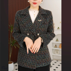一件代发早秋新款洋气小香风外套女2025时尚气质遮肉显瘦开衫上衣