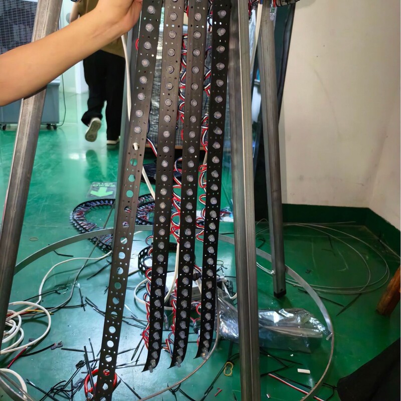 画素電球固定条フルカラー灯列穿孔灯ソフトテープhdpe穿孔テープ穴と穴2.5cm|undefined
