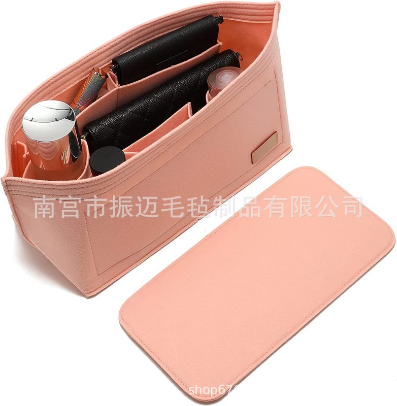 毛毡化妆包简约时尚妈咪化妆品收纳包蔻池city33/30毛毡内胆包|undefined