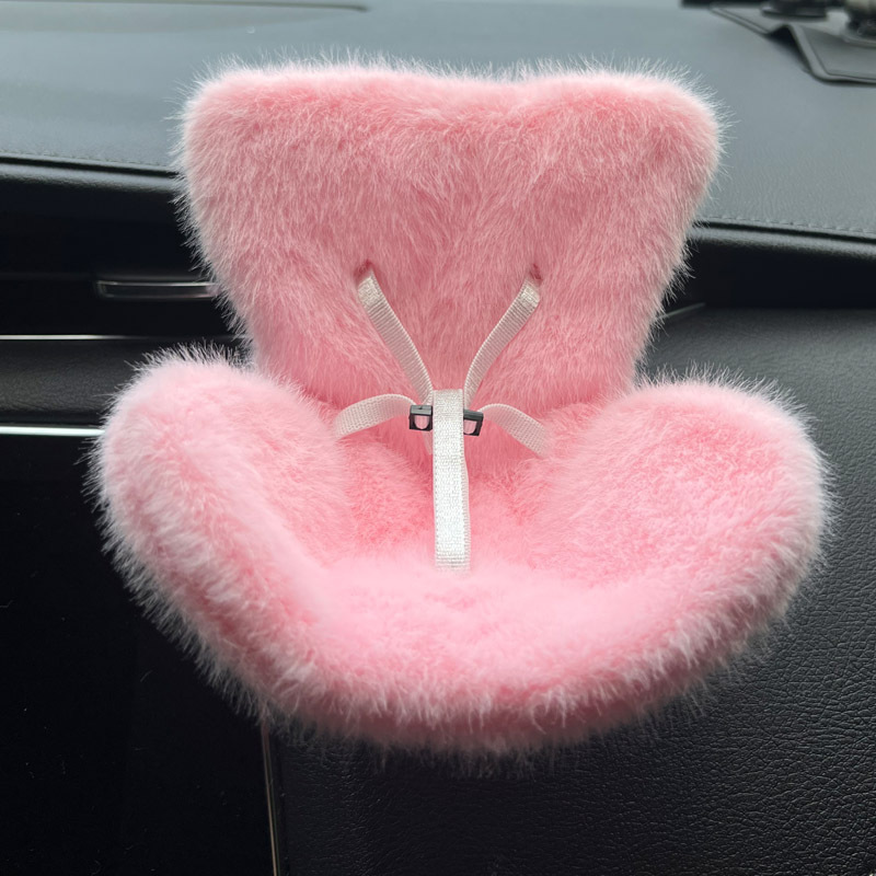 ラブブー人形、安全シート、かわいい人形、エアアウトレット、トレンディな装飾品、車内装飾に適しています。|undefined