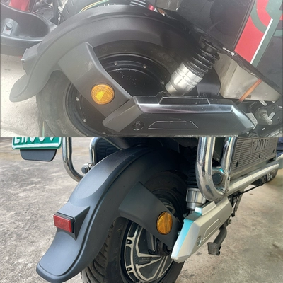 Electric vehicle fender – board, mud tile
