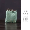 Bag brocade rabbit pattern-green 9*9*8