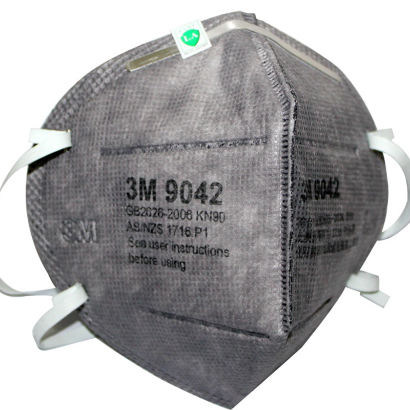 3M9042 KN90头带式防毒口罩有机蒸气异味及颗粒物防护口罩