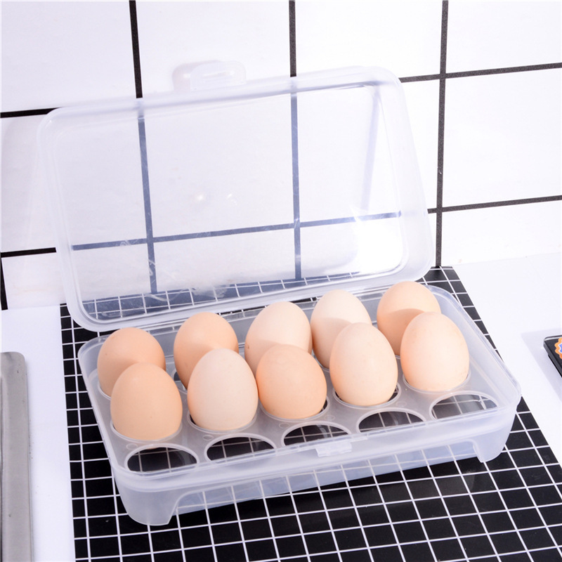 キッチン15格冷蔵庫卵箱新鮮箱携帯プラスチックピクニック卵の収納箱|undefined