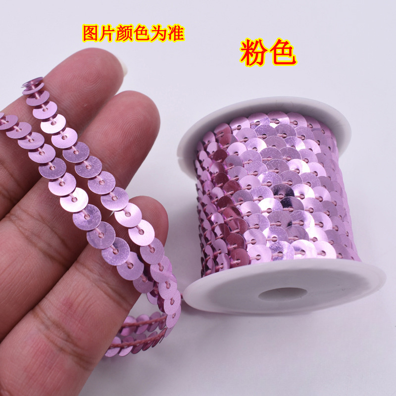 1 cuentas de escenario de encaje de metros de longitud de suministros de eje multicolor de sequinilla 4 nuevos accesorios hechos a mano