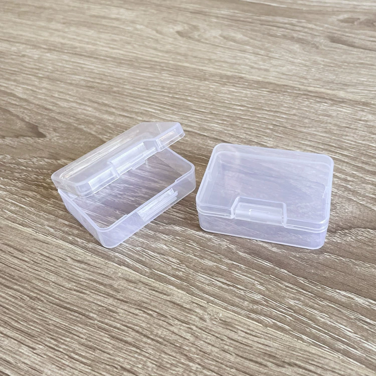 Мини небольшой размер Пряжка прозрачная пластиковая упаковочная коробка электронные компоненты Организация коробка мелкие детали Luya приманка крючок коробка