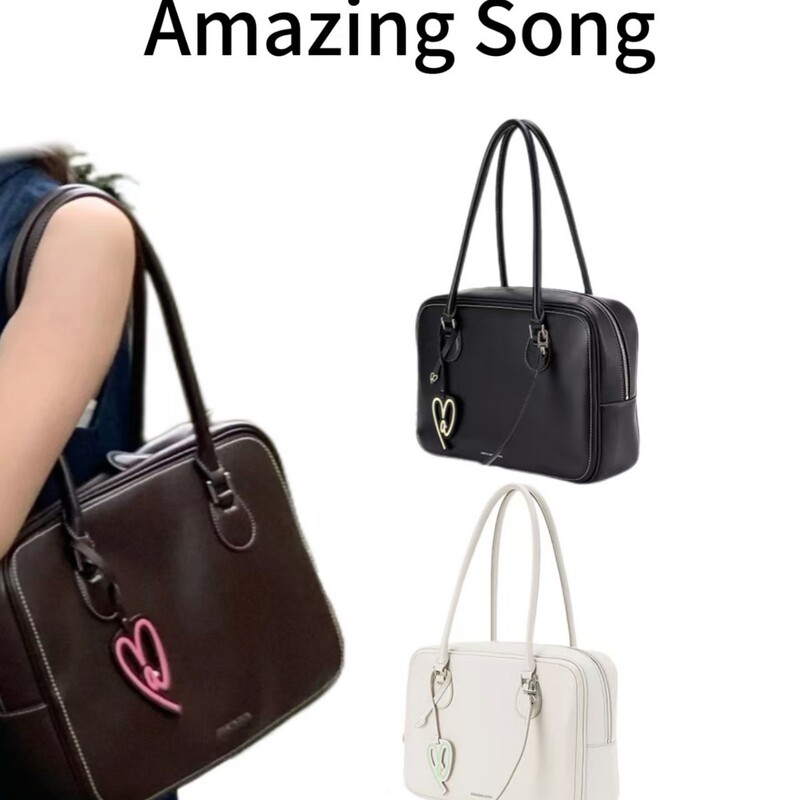 In Stock Amazing Song Toast Bag Large Tote Bag Large Capacity Handbag Shoulder Crossbody Bag Large Bag