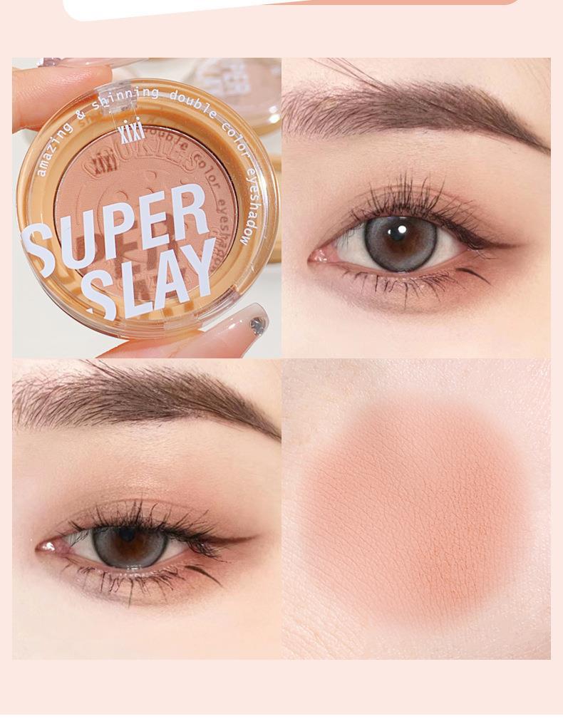 xixi Cookie Crispy Monochrome eyeshadow, brightening the undereye, pearlescent, fine shimmering, matte, pseudo-natural look, versatile for daily use, earth tones undefined