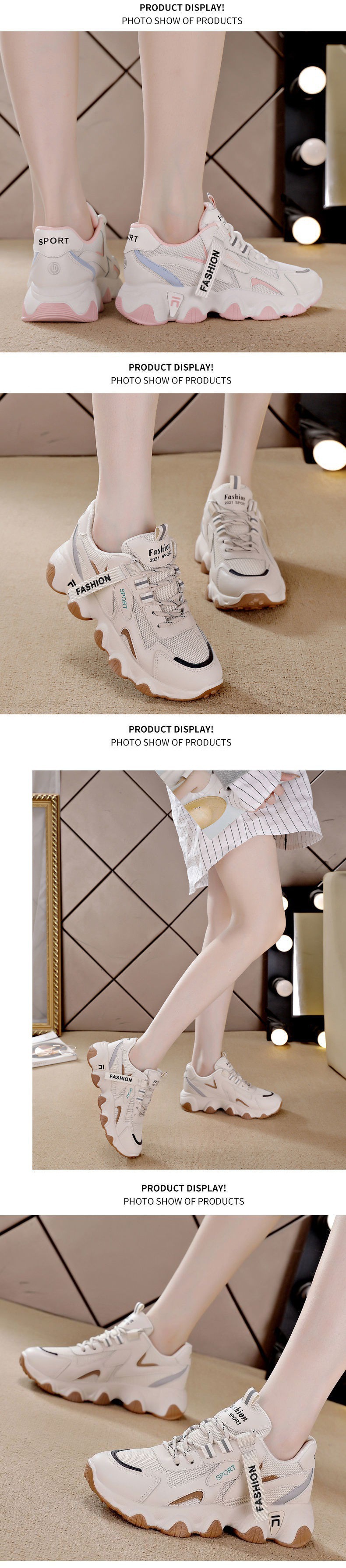 Versatile Running Shoes For Women Lightweight Spring Sneakers_voghion.com