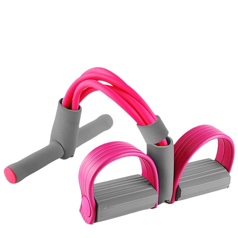 Multifuncional de cuatro hilos pedal de tracción de cuerda pedal cuerda elástica dispositivo de tracción de la pierna abdominales entrenador abdominal